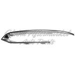 GRILLE MOULDING CHROME FR LH W/O M PKG W/MODERN LINE — photo 1