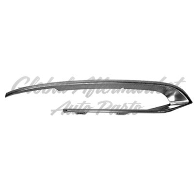 GRILLE MOULDING CHROME FR RH W/O M PKG W/MODERN LINE