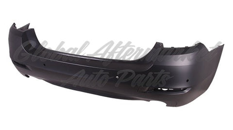 BUMPER RR PRIMED 535 SDN STD W/O CHROME W/SENSOR HOLE