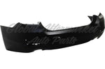 BUMPER RR PRIMED 535 SDN STD W/O CHROME W/SENSOR HOLE — photo 3