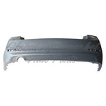 BUMPER RR PRIMED W/O CHROME TRIM W/O PARK ASSIST — photo 1