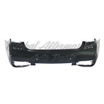 BUMPER RR PRIMED W/M PKG/4 SENSOR HOLE SDN — photo 1