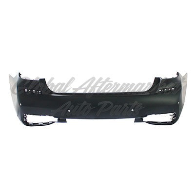 BUMPER RR PRIMED W/M PKG/4 SENSOR HOLE SDN CAPA
