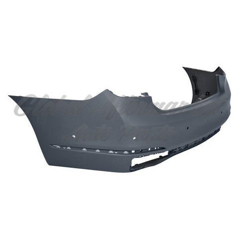 BUMPER RR PRIMED W/O M-PKG W/2PARK CONTROLS/ 4 PARK ASSIST