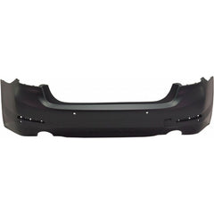 BUMPER RR PRIMED W/O PARK ASSIST W/PARK DISTANCE/TRIM LINES (FOR 530 SERIES W/O M-PKG)