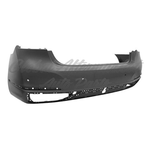 BUMPER RR PRIMED PTM W/TOW HOOK/4 PDC W/O 2 PARK ASSIST