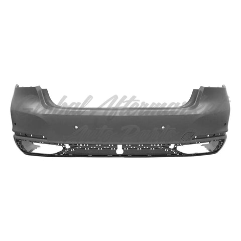 BUMPER RR PRIMED PTM W/TOW HOOK/2 PARK ASSIST/4 PDC W/P M-PKG