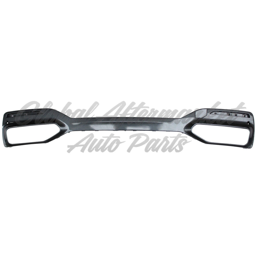 VALANCE RR PTD DARK GRAY W/2 SENSOR/M-PKG/TOW HOOK COVER