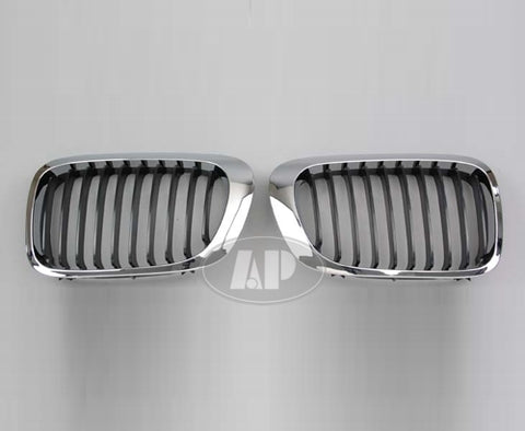 GRILLE LH BLACK W/CHROME TRIM