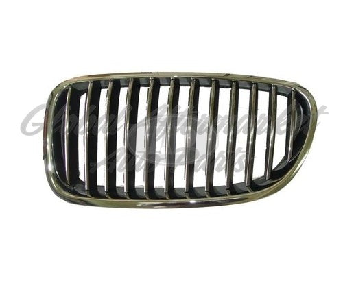 GRILLE LH CHROME/BLACK SDN W/O NIGHT VISION