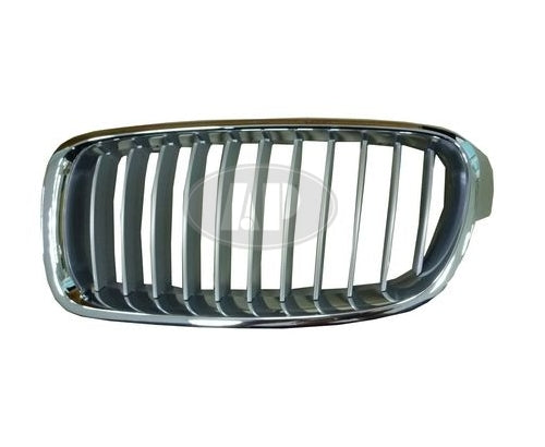 GRILLE LH CHROME/SILVER