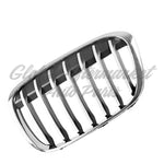 GRILLE LH PTD SILVER W/CHROME FRAME FOR X-LINE MODEL — photo 3