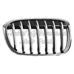 GRILLE LH PTD SILVER W/CHROME FRAME FOR X-LINE MODEL — photo 4