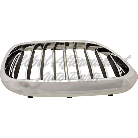 GRILLE RH CHROME W/9 BARS W/O LUXURYPKG/M-PKG/NIGHT VISION