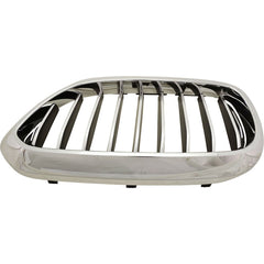 GRILLE LH CHROME W/9 BARS W/O M-PKG/NIGHT VISION W/ LUXURYPKG
