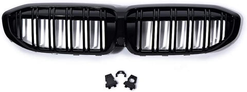 GRILLE BRIGHT BLACK W/CHROME FRAME USE W/CAMERA/LUXURY LINE W/O M-PKG