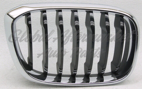 GRILLE RH MATTE BLACK W/CHROME FRAME W/O M-PKG BASE MODEL