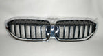 GRILLE GLOSS BLACK CHROME FRAME W/ ALLL BLACK SLUTS W/M-SPORT PKG — photo 1