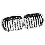 GRILLE FR CHROME FRAME W/BLACK SLATS/SILVER FR EDGE W/O NIGHT VISION FOR M501 — photo 1