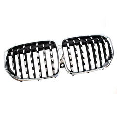 GRILLE FR CHROME FRAME W/BLACK SLATS/SILVER FR EDGE W/O NIGHT VISION FOR M501