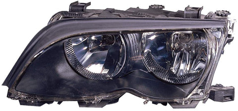 HEAD LAMP LH HALOGEN BLACK HQ