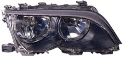 HEAD LAMP RH HALOGEN BLACK HQ