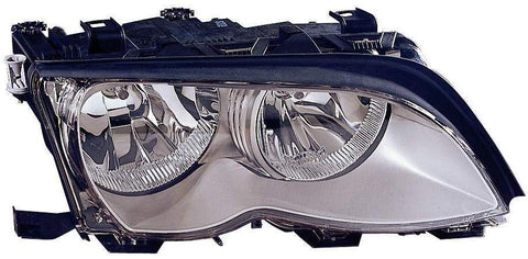 HEAD LAMP RH CHROME HALOGEN HQ