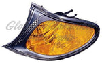 SIDE MARKER LAMP LH AMBER LENS BLACK BEZEL HQ — photo 1