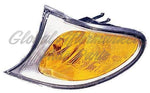 SIDE MARKER LAMP LH AMBER W/CHROME BEZEL HQ — photo 1