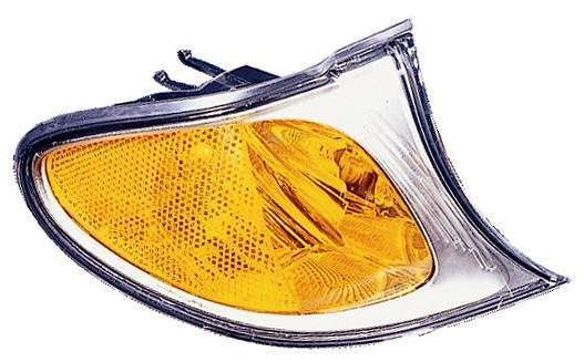 SIDE MARKER LAMP RH AMBER W/CHROME BEZEL HQ