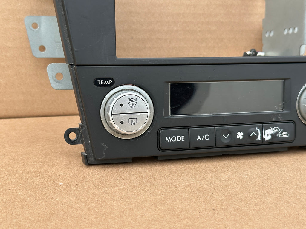 JDM Subaru Legacy 2005-2009 Outback Climate Control Din Dual Double Bezel Hazard