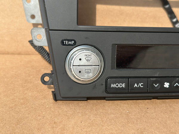 JDM Subaru Legacy 2005-2009 Outback Climate Control Din Dual Double Bezel Hazard