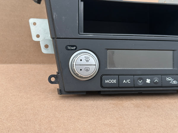 JDM Subaru Legacy 2005-2009 Outback Climate Control Din Dual Double Bezel Hazard