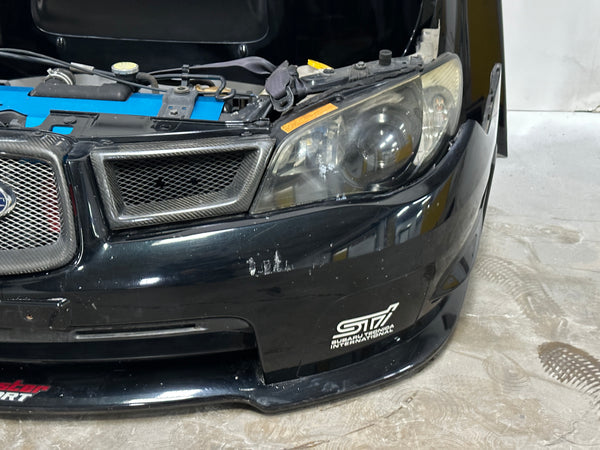 JDM Subaru Impreza WRX STi Bumper HID Headlights Grille Fenders Hood 2006-2007