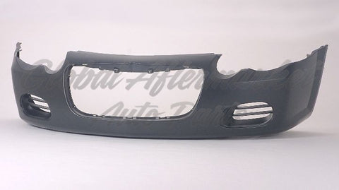BUMPER FR PRIMED W/O FOG HOLE W/O HEAD LAMP WASHER CAPA