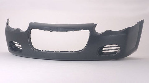 BUMPER FR PRIMED W/O FOG HOLE W/O HEAD LAMP WASHER CAPA