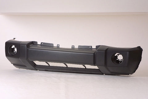 BUMPER FR PRIMED W/O CHROME AND FOG LAMP HOLE CAPA