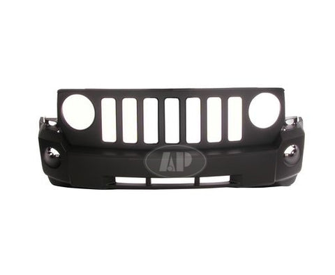 BUMPER FR PRIMED W/O CHROME W/O TOW W/FOG LAMP HOLE