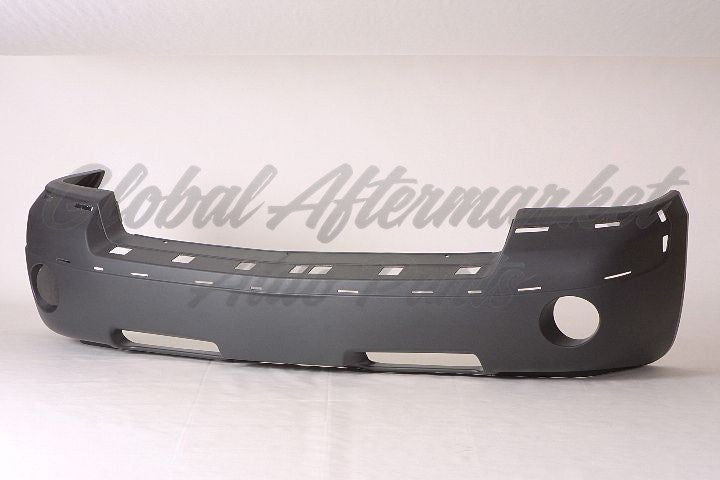 BUMPER FR TEXTURED DARK GRAY W/FOG LAMP HOLE /MOULDING HOLE CAPA