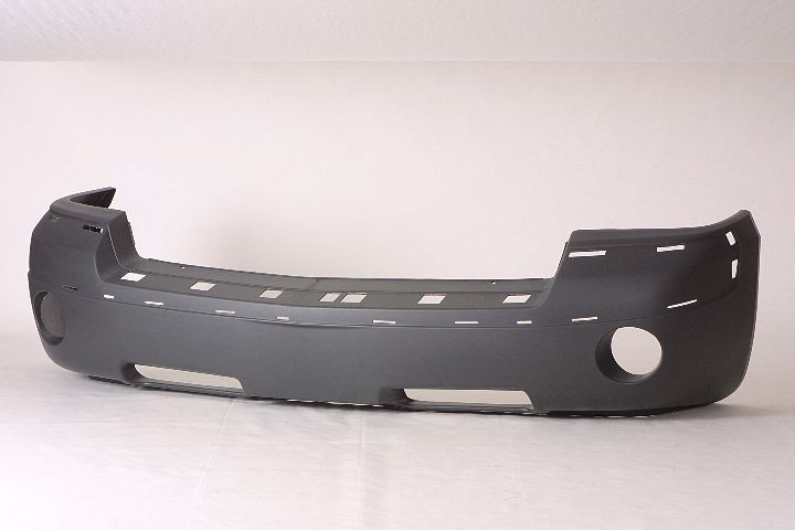 BUMPER FR TEXTURED DARK GRAY W/FOG LAMP HOLE /MOULDING HOLE