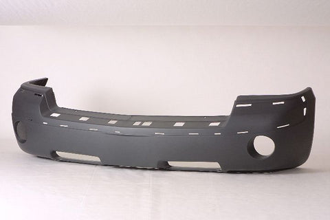 BUMPER FR TEXTURED DARK GRAY W/FOG LAMP HOLE /MOULDING HOLE