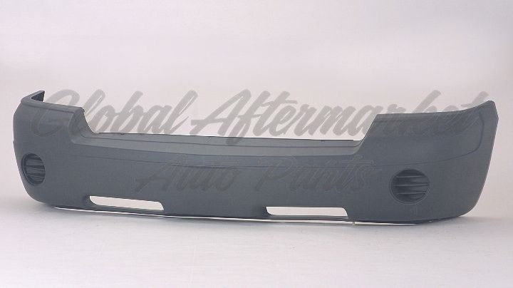 BUMPER FR TEXTURED GRAY W/O FOG W/O MOULDING CAPA