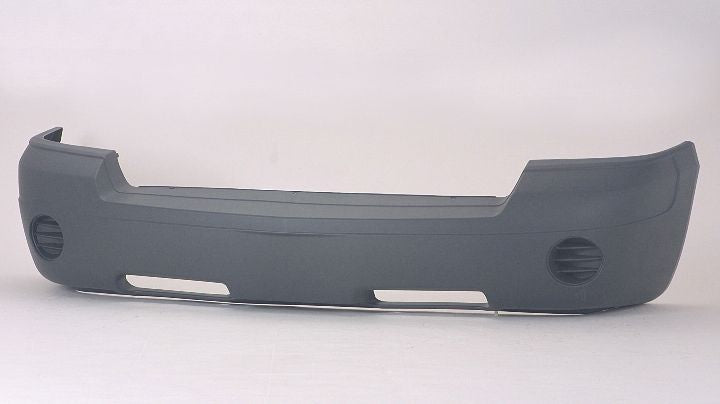 BUMPER FR TEXTURED GRAY W/O FOG W/O MOULDING CAPA