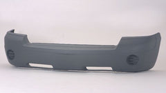 BUMPER FR TEXTURED GRAY W/O FOG W/O MOULDING