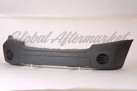 BUMPER FR TEXTURED-GRAY W/O FOG MLDG W/TOW HOOK