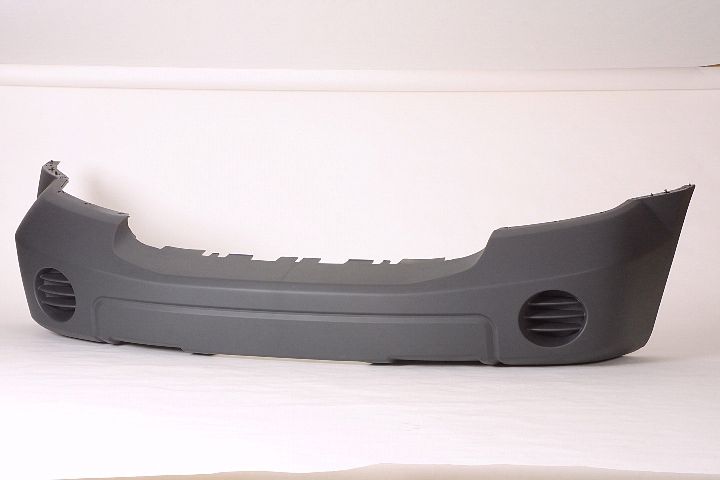 BUMPER FR TEXTURED-GRAY W/O FOG MLDG W/O TOW HOOK