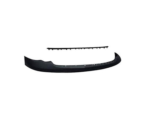 BUMPER UPPER FR TEXTURED GRAY W/O SPORT USE W/STEEL BUMPER