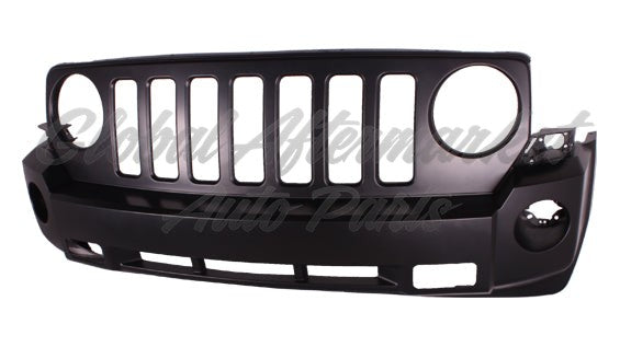 BUMPER FR PRIMED W/TOW W/O CHROME CAPA