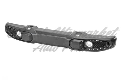 BUMPER FR DARK GRAY W/SEPARATE FOG LAMP BEZEL FOR SAHARA/ RUBICON MODELS
