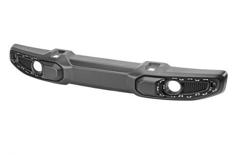 BUMPER FR DARK GRAY W/SEPARATE FOG LAMP BEZEL FOR SAHARA/ RUBICON MODELS CAPA